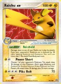 Raichu ex aus dem Set EX Smaragd