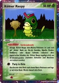 K�lner Raupy aus dem Set Carddex Promo
