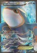 Kyogre EX aus dem Set Schwarz und Wei� - Erforscher der Finsternis