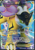 Raikou EX aus dem Set Schwarz und Wei� - Erforscher der Finsternis