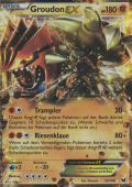 Groudon EX aus dem Set Schwarz und Wei� - Erforscher der Finsternis