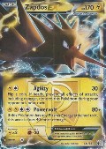 Zapdos EX aus dem Set Schwarz und Wei� - Plasma Sturm