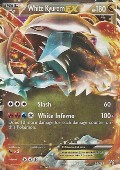 Weisses Kyurem EX aus dem Set Schwarz und Wei� - Plasma Sturm