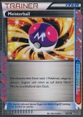 Meisterball aus dem Set Schwarz und Wei� - Plasma Blaster