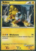Raikou aus dem Set HGSS Black Star Promo