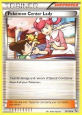 Pok�mon-Center-Dame aus dem Set XY Flammenmeer