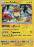 Alola-Raichu aus dem Set Aufziehen der Sturmr�te